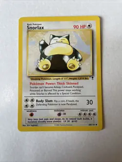 Lot of 2 Vintage Pokemon Cards - Snorlax, Ditto - WOTC - See desc for cond - Image 4