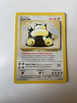 Lot Of 3 Pokemon Cards Vintage Snorlax, Dragonair, Kadabra - see desc for cond - Image 4