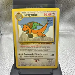 1999 Pokemon Dragonite Black Star Promo Card - Image 1