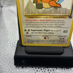 1999 Pokemon Dragonite Black Star Promo Card - Image 3