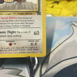 1999 Pokemon Dragonite Black Star Promo Card - Image 4