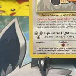 1999 Pokemon Dragonite Black Star Promo Card - Image 5