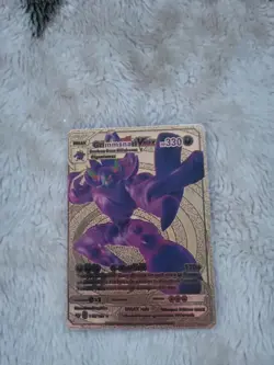Pokemon Gold Foil Card Grimmsnarl VMAX HP 330 MINT CONDITION - Image 1