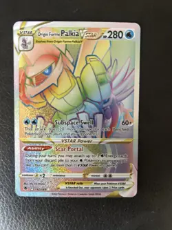 Pokemon Card 192/189 Origin Forme Palkia VSTAR Astral Radiance Near Mint - Image 1