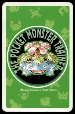 Raichu 3 Of Diamonds Japanese Pokemon Venusaur Green Poker Cards No. 026 - Image 2