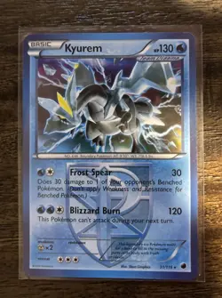Kyurem 31/116 Black & White Plasma Freeze Pokemon Card Non Holo Rare - Image 1