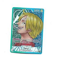 One Piece Card Game Sanji OP02-026 L Leader Alternate Art Parallel Card NM - Image 1