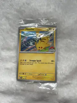 Pokemon TCG 2024 World Championships Pikachu Promo Card Sealed - Image 1