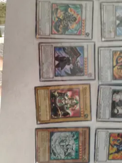 Lot of (14) Yu-Gi-Oh Cards Collectible Konami 1996 Chrome Silver Cards - Image 2