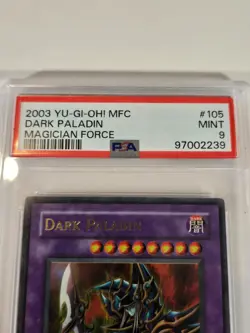 PSA 9 YuGiOh Dark Paladin MFC-105 Magician's Force Unlimited 2003 Holo - Image 4
