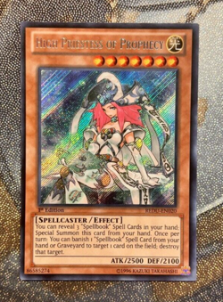 YuGiOh! High Priestess of Prophecy REDU-EN020 | Secret Rare 1st Edition NM - Image 2