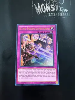 YUGIOH TIME PENDULUMGRAPH ULTRA RARE PEVO-EN008 1ST EDITION - Image 1