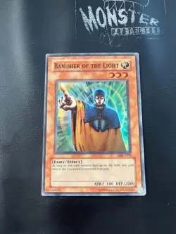 YUGIOH BANISHER OF THE LIGHT SUPER RARE MRL-E078 - Image 1