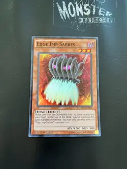 YUGIOH EDGE IMP SABRES SUPER RARE NECH-EN014 1ST EDITION - Image 1
