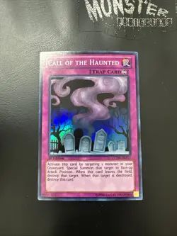 YUGIOH CALL OF THE HAUNTED SUPER RARE LCJW-EN217 1ST EDITION - Image 1