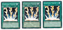 YUGIOH LIGHTNING VORTEX COMMON DIFFERENT SETS PLAYED - Image 1