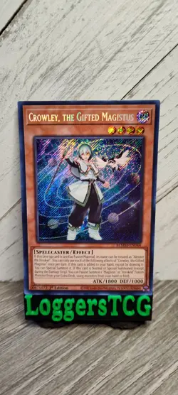 Yu-Gi-Oh! Crowley, the Gifted Magistus / BLMM EN044 1st Edition NM - Image 1