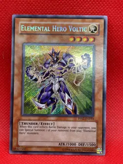 Yu-Gi-Oh! TCG Elemental Hero Voltic PP02-EN014 Secret Rare Unlimited Near Mint - Image 1