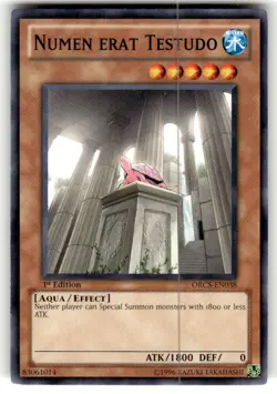 Numen erat Testudo ORCS-EN038 Order of Chaos 1st Edition NM Yugioh! Common - Image 1