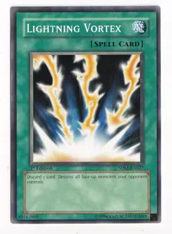 Lightning Vortex 5DS1-EN027 5d's 2008 Starter Deck-1st Edition 1st Edition - Image 1