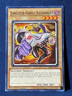 Yugioh! Jongleur-Ghoul Illusionist - PHNI-EN035 - 1st Edition Near Mint - Image 1