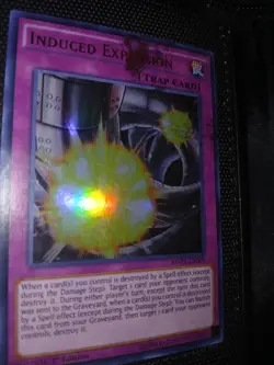 Yugioh Misprint Foil Error Induced Explosion Ultra Rare Factory Error Konami - Image 2