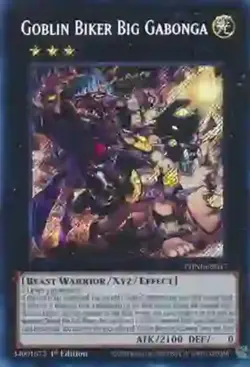 Yugioh! Goblin Biker Big Gabonga - PHNI-EN047 - Secret Rare - 1st Edition Near M - Image 1