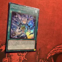 Rahu Dracotail Yu-Gi-Oh! Collectors Rare Justice Hunters, First Edition - Image 3