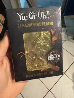 Dark Magician Girl - Yu-Gi-Oh - 24 Karat Gold Plated Card Limited Edition - Image 1