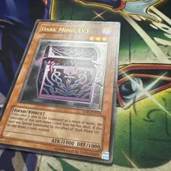 Yugioh! Dark Mimic LV3 SOD-EN010 Ultimate Rare Unlimited LP - Image 2