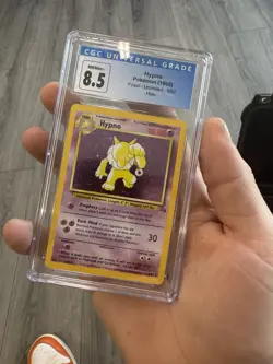 Pokemon Hypno Card 8/62 Fossil Set NM-MT CGC 8.5 WOTC 1999 PSA Vintage - Image 1