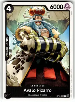 One Piece Emperors in the New World Card OP9-082 C Avalo Pizarro - Image 1
