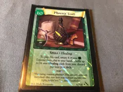 chamber of secrets tcg foil card phoenix tears - Image 1