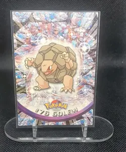 Golem #75 Topps Series 1 Pokemon Card Blue Logo Non Foil - Image 1