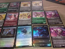 MTG Kamigawa Neon Dynasty 23 Card Lot - Common + UC - Alt Art + Foil - Image 3