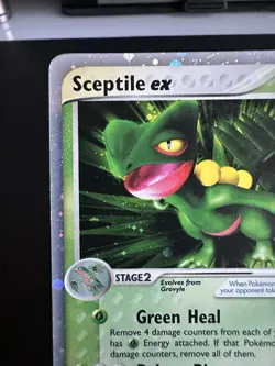 DMG Sceptile EX Pokemon Card Team Magma vs Team Aqua, Holo Rare, 93/95, 2004 - Image 2