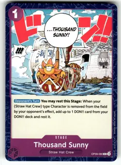 One Piece Emperors in the New World Card OP9-080 C Thousand Sunny - Image 1