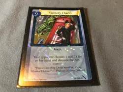 chamber of secrets tcg foil card memory charm - Image 1