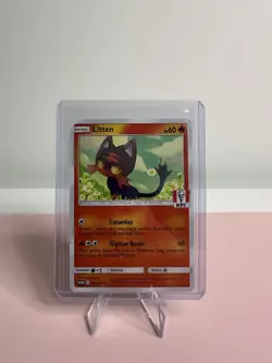 Pokemon Litten 182/SM-P KFC Kentucky Fried Chicken Promo Card - Image 1