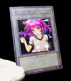 Romin Kassidy Uncensored Yugioh SEVENS Token Secret Rare Alt Art Sexy Waifu Card - Image 3