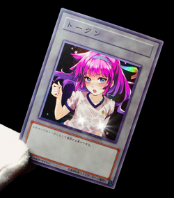 Romin Kassidy Uncensored Yugioh SEVENS Token Secret Rare Alt Art Sexy Waifu Card - Image 4