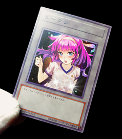 Romin Kassidy Uncensored Yugioh SEVENS Token Secret Rare Alt Art Sexy Waifu Card - Image 5
