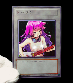 Romin Kassidy Uncensored Yugioh SEVENS Token Secret Rare Alt Art Sexy Waifu Card - Image 3