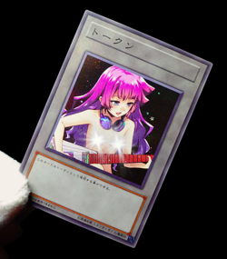 Romin Kassidy Uncensored Yugioh SEVENS Token Secret Rare Alt Art Sexy Waifu Card - Image 5