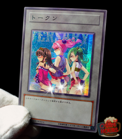 Tori Zuzu Mimi Yugioh Token Secret Rare Holo Alt Art Sexy Waifu Fan Custom Card - Image 1