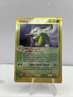 Pokemon Card -Sandstorm Reverse Holo Shiftry 12/100 E Reader - LP - Image 3