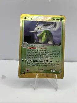 Pokemon Card -Sandstorm Reverse Holo Shiftry 12/100 E Reader - LP - Image 4