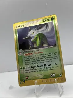 Pokemon Card -Sandstorm Reverse Holo Shiftry 12/100 E Reader - LP - Image 5