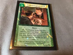 chamber of secrets tcg foil card impersonating goyle - Image 1