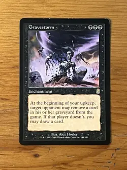 MTG - Magic the Gathering - Gravestorm - Odyssey - Pro Tour Stamped - Image 1